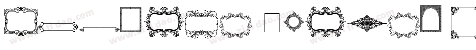 Vintage Frames 18字体转换